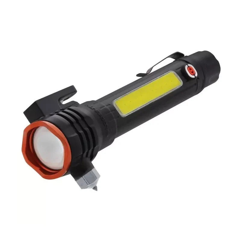 Farpoint Emergency Auto Tool -  Seat Belt Cutter Glass Breaker 6 Mode Flashlight