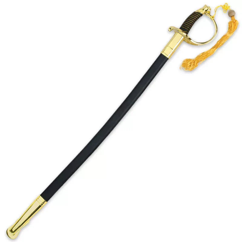 36" Marine Corps Ceremonial Gold Sword USMC Military Army Saber with Scabbard