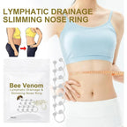 LIU JUN Bee Venom Lymphatic Drainage Nose Ring, Bee Venom Slimming Nose Ring, Bee Venom Nasal Oil Ring, Can Speed Up Basal Metabolic Rate and Bee Vitality（1 Bag）