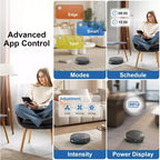 Tipdiy Robot Vacuum and Mop Combo, 4200Pa Powerful Robotic Vacuum Cleaner, G90