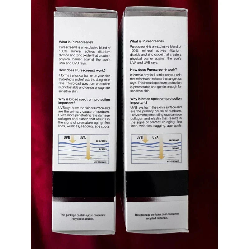Lot of 2 Neutrogena Healthy Defense Daily Moisturizer Sensitive Skin SPF 50 READ