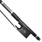 WinsterBow Carbon Fiber Violin Bow 4/4 Size Violin Bow Unbleached Black Horse Hair Art No.VBN108