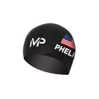 MP Michael Phelps Race Cap GT Swim Cap, Black/White