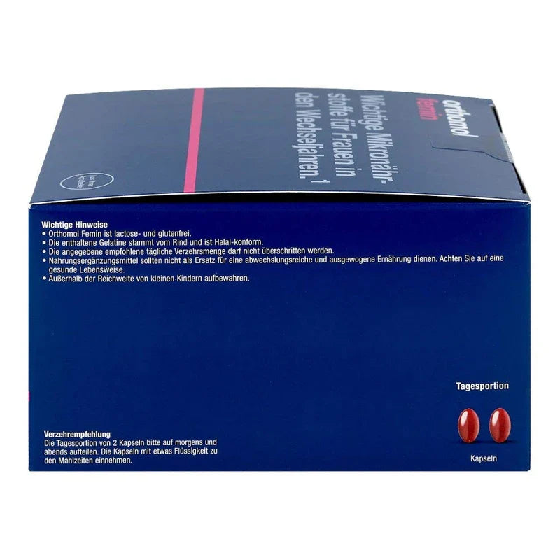 Orthomol Femin Capsules Pack of 180 items)