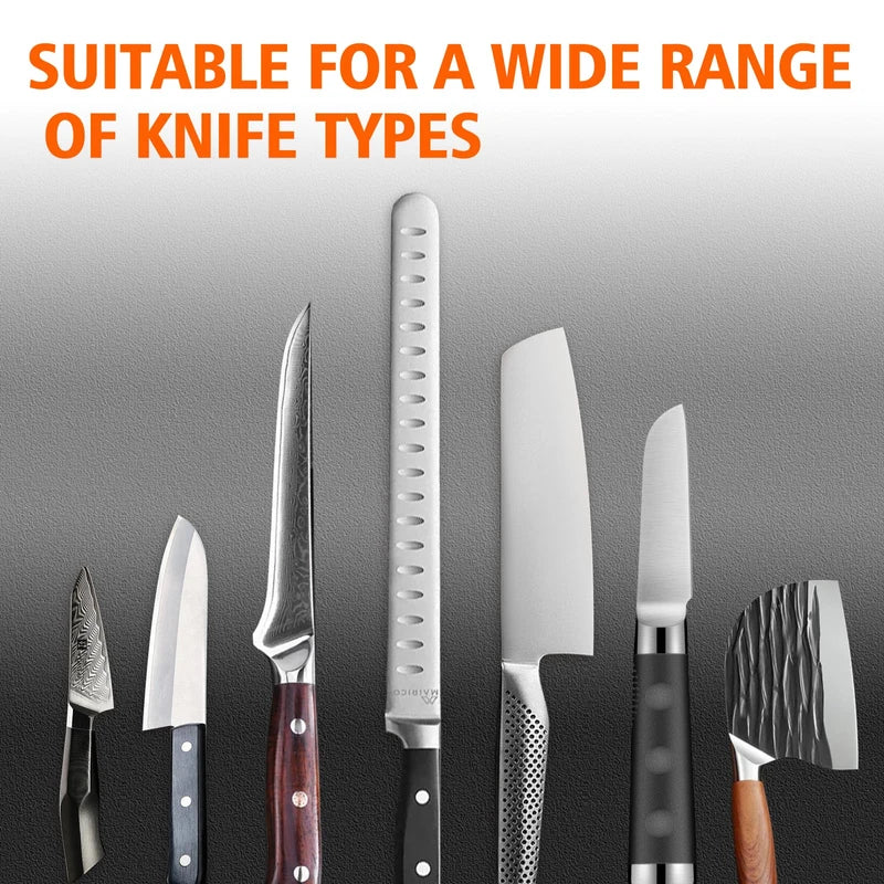 Knife Sharpener Tool,Upgraded Rolling Knife Sharpener Kit,Knife Sharpening with Diamond and Ceramic for Steel of Any Hardness,Kitchen Knives Sharpener Kit with 15 & 20 Degree Magnetic Angle (Silver)