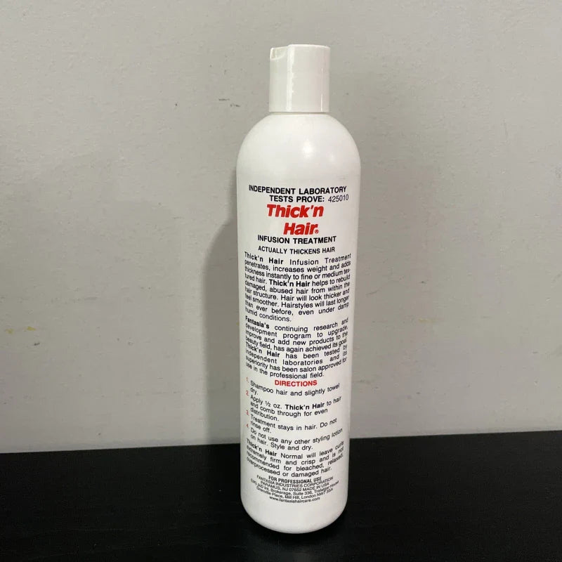 Fantasia [ 1 Bottle ] Fantasia Thick 'n Hair Infusion Treatment Professional 16 Fl Oz.