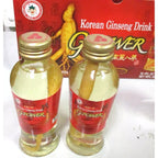 G  POWER LOT OF 1,2, 4, 10 BOTTLE--KOREAN GINSENG DRINK WITH ROOT 120ML(4FL.OZ) - 2 BOTTLE