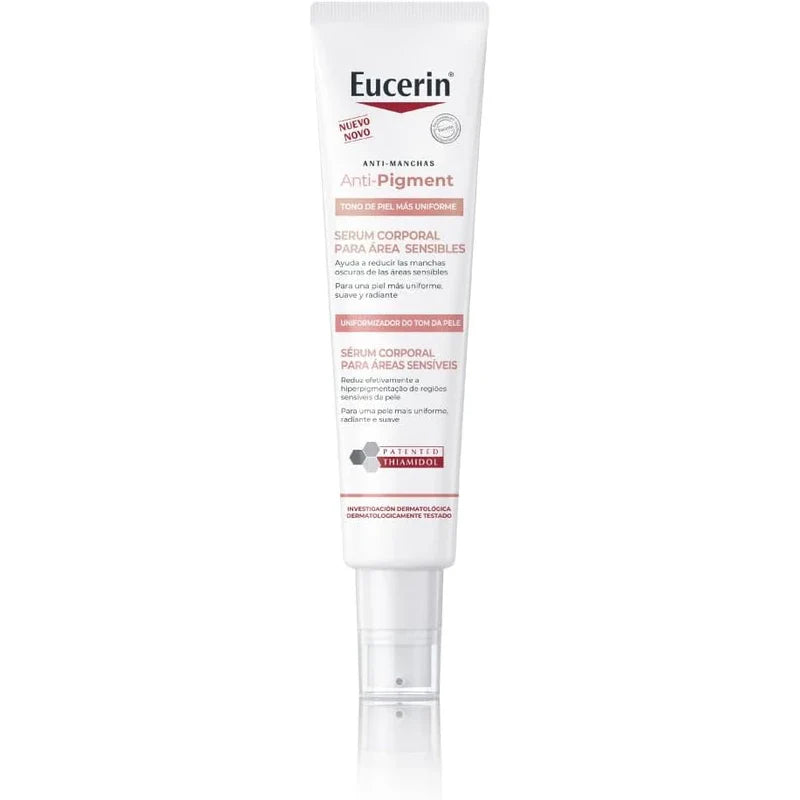 Eucerin Anti-Pigment Serum Corporal Para Áreas Sensibles (75ml) Suero Corporal, Unifica el Tono y Reduce Manchas