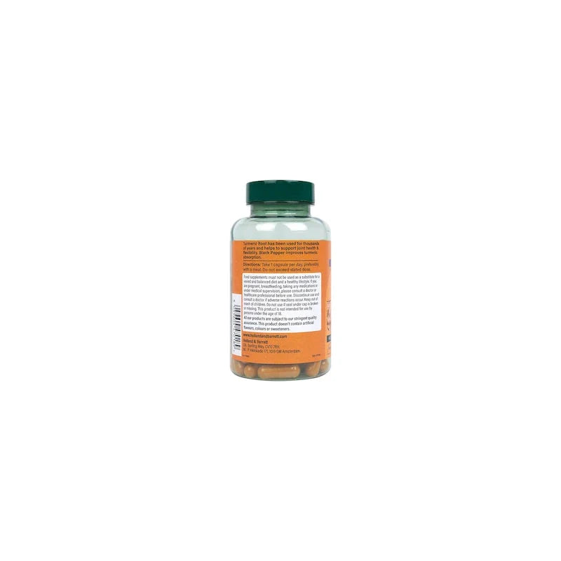 Holland & Barrett High Strength Turmeric 600mg with Black Pepper 90 Capsules