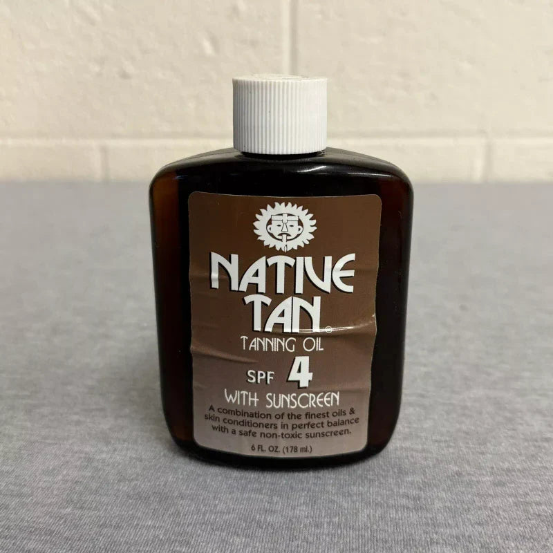 Native Tan Vintage Native Tan SPF 4 Tanning Oil 6oz With Sunscreen