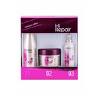 Salerm Hi-Repair 3 Piece Set (Shampoo 9oz, 😷 8.6oz, Finsh 3.38oz not in package