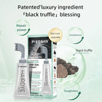 PYEONAN Hair Dye Professional Comb, Natural Plant Extracts, Black or Dark Brown Cream, 2 in 1 Dyeing & Haircare, Easy to Dye Healthy Coloring for Grey Hair 2.8Oz. /80g - Color: Dark Brown (1pc)