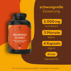 Frankincense Capsules High Dose - 2000 mg Extract per Day - 360 Capsules - Indian Boswellia Serrata - 85% Boswellic Acid - Vegan, German Production - TRUE NATURE