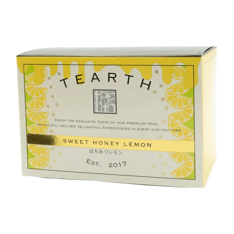 TEARTH Honey Lemon Tea Bags, Pack of 25, Individually Packaged