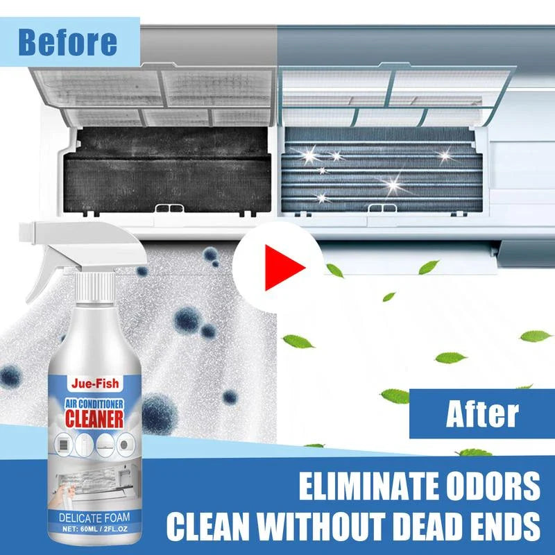 Jue-Fish Air Conditioner cleaner Household air conditioner hanging machine No disassembly no wash Deodorizing descaling foam air conditioner cleaning
