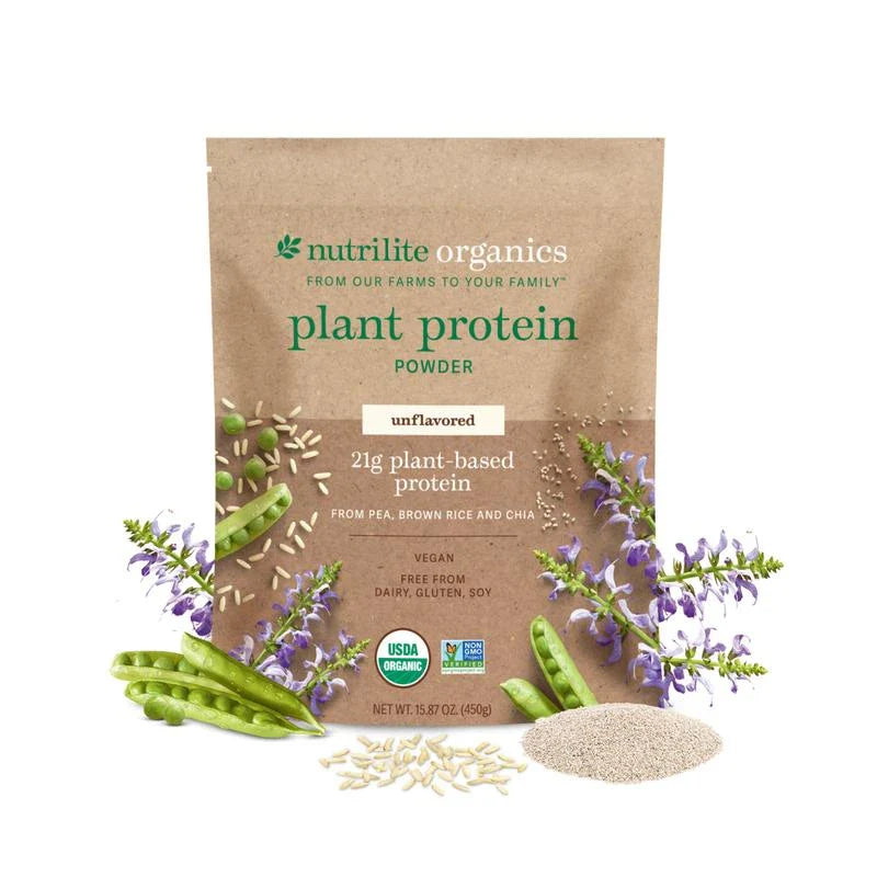 Nutrilite Organics Plant-Based Protein Powder Supplement - Specification: Nutrilite Organics Plant Protein Powder-Unflavored