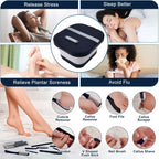 UNIFULL Collapsible Foot Bath Spa with Heat, Remote Control, Massage Rollers, Bubble, Foot Pedicure Kit, Red Light, Pedicure Foot Spa, Foot Bath for Gifts