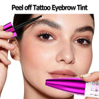 3Pcs Easy Peel Off Eyebrow Tint, Tattoo Brow Gel Tint, Long-lasting, Waterproof, Transfer-proof Eyebrow Tinting Kit for Fuller & Defined Looking Brows