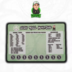 Couch Collectibles 11" X 17" Coin Roll Hunting Mat Half Dollars - Soft Rubber Coin Sorter Mat!