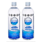 Panakos Lot Of 2 Bottles of 1 Lt. SEA WATER Agua De Mar Pure Marine Tot=2 Lt.ExpSep2025