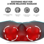Massager with Heat - Deep Tissue Kneading Electric Back Massage for Neck, Back, Shoulder, Waist, Foot - Shiatsu Full Body Massage, Relax Gift for Her/Him/Friend/Dad/Mom