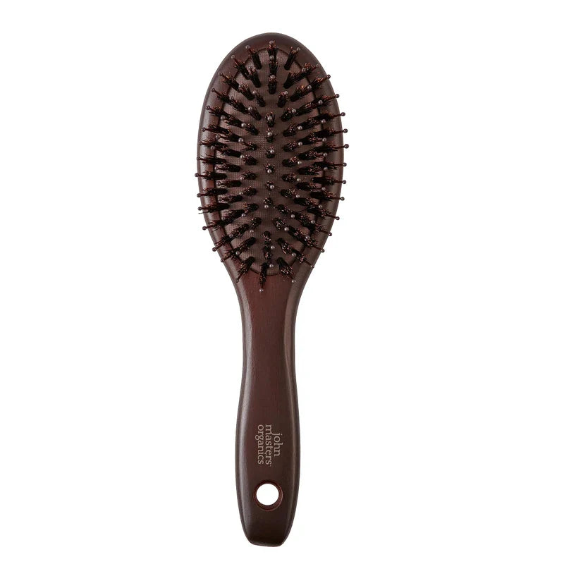 john masters organics combo paddle brush mini hair brush x1