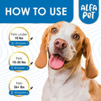 Alfa Pet Dog Cough Treatment Liquid ? Cat and Dog Cough Suppressant ? Natural Supplement for All Breeds ? Care for Breathing During All Life Cycle ? Marshmallow Root + Mullein Leaf in The Composition ? 2 Oz