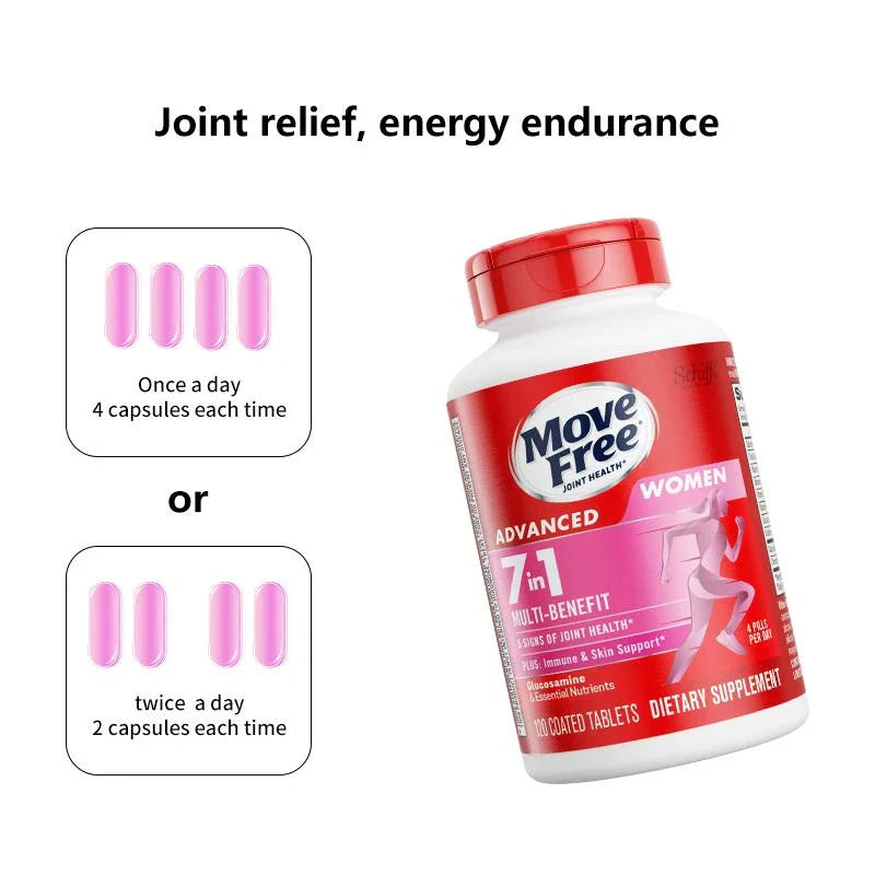 【 Joint Health】Move Free joint health 7-in-1 Combined Set of Men's Multi-Ingredient Glucosamine and Women's Multi-Ingredient Glucosamine