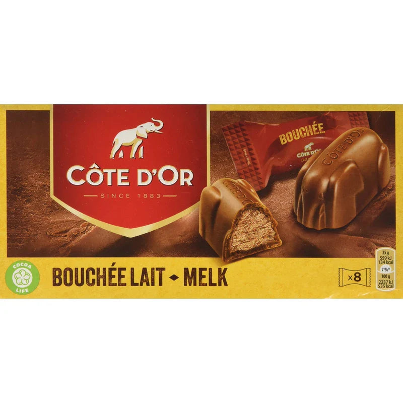 Cote d' Or Milk Bouchees 8 x 25gms
