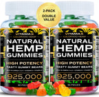 (2 Pack) Natural Gummies for Stress Relief - For Pain, Insomnia & Anxiety 120ct