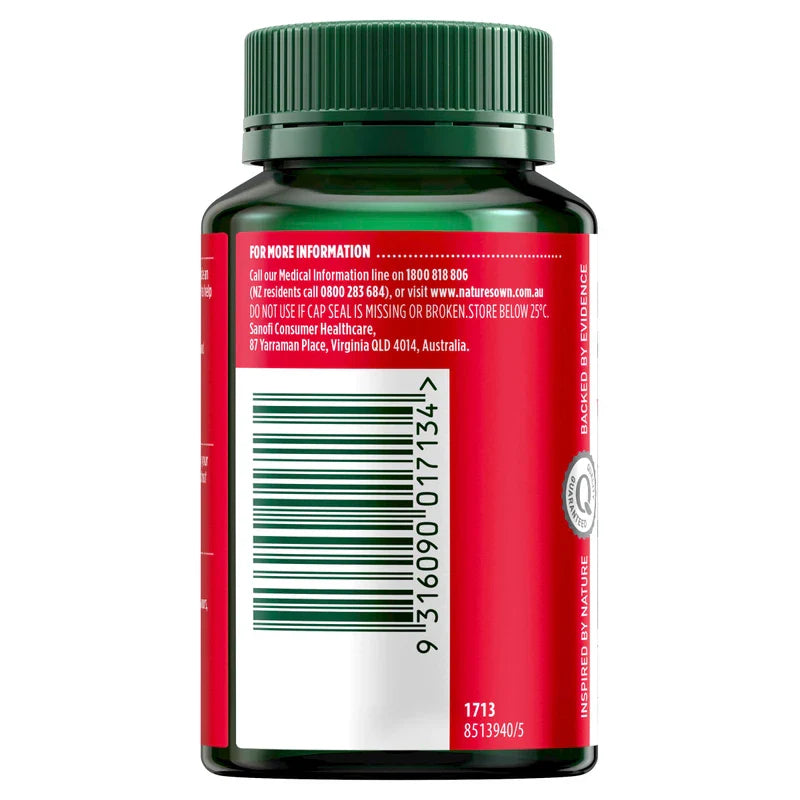 Nature's Own Vitamin D 1000IU Capsules 200 - Aids Calcium Absorption - Supports healthy Immune System Function, Bone health, Muscle Strength in the Elderly, & Muscle Function - High Strength
