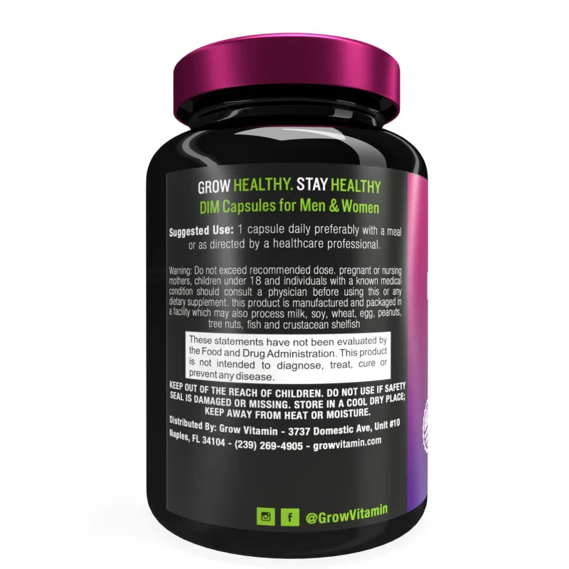 Dr. Berg’s Estrogen Balance DIM (Diindolylmethane) Healthy Estrogen 60 capsules