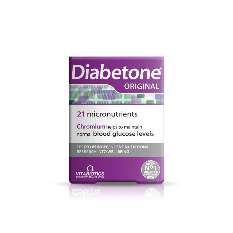 VITABIOTICS DIABETONE ORIGINAL, HELPS TO MANTAIN BLOOD GLUCOSE LEVELS 30CAPSULES