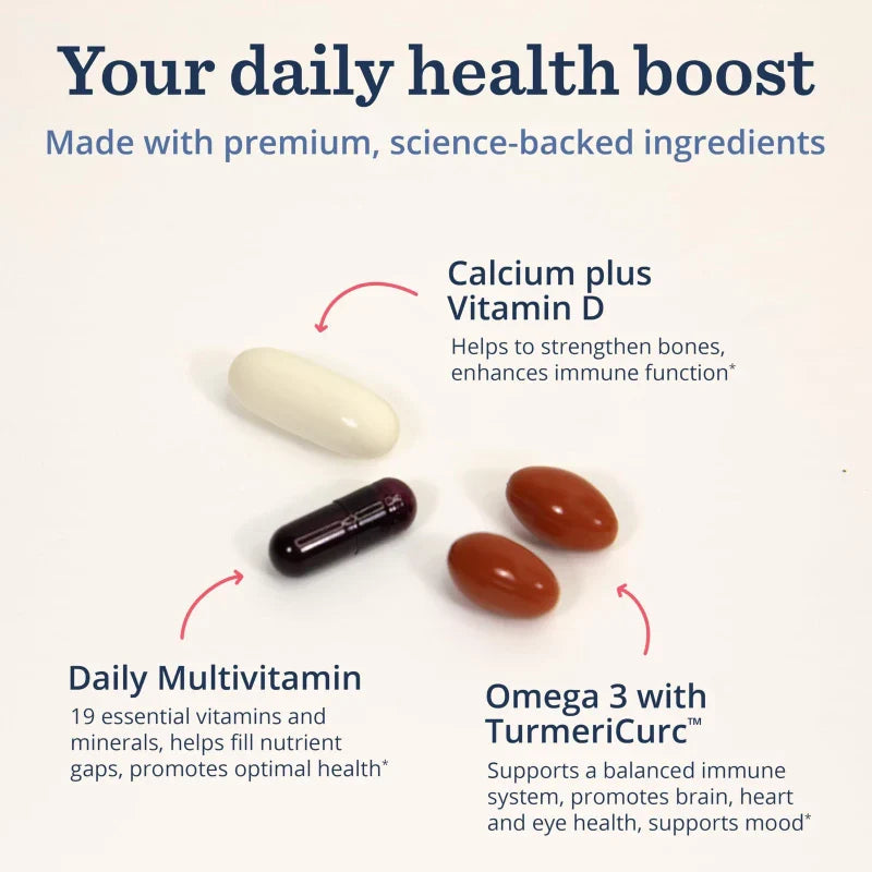 Persona Nutrition Daily Essentials Multivitamin Pack for Women & Men 28 Pack ...