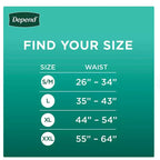Depend Protection Plus Ultimate Underwear for Men LARGE 84 Count