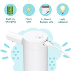 TUSHÉ Toilet Paper Foam Dispenser. Eco-Friendly Flushable Instant Wet Wipe Alternative. Touchless, Rechargeable, Waterproof. Plumbing & Septic Safe. 250ml (8.45 oz)