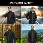 PROSmart Heated  with Hood and 12Volt Battery Pack (Black) Menswear Coats Tops  Hoodie Casual Beige Plain outdoor jacket softshell turtle  2025 jaket premium softshell turtle sandbox helmet tiktok shop shark anatomy shirt Two-Touch LED - Color: black, Si