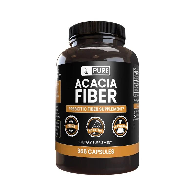 Acacia Lab Pure Original Ingredients Acacia Fiber (365 Capsules) No Magnesium Or ...