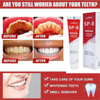 NASHUDA SP-8[Triple Whitening] Probiotic Whitening Toothpaste,Free of Fluoride,Hydroxyapatite,Anti plaque, Oral Health Management - Specification: 1 pcs (Tral Packng)