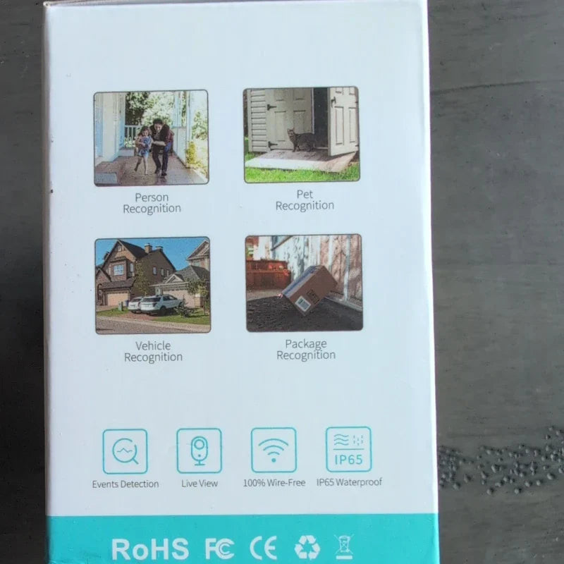 Vision Well Smart Battery Camera CG6S-Black NIB