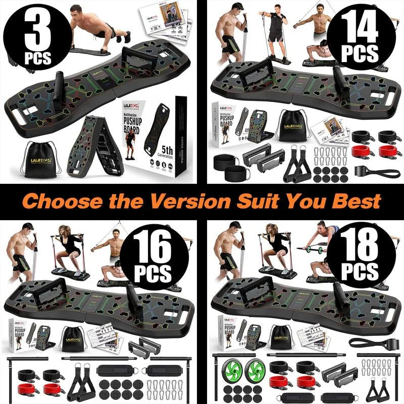 LALAHIGH Emurdyon Portable Home Gym System: Home-Friendly, High-Quality Materials, Versatile Training Options, Perfect for All Fitness Levels，Portable - Specification: 16PCS-Delux Plus