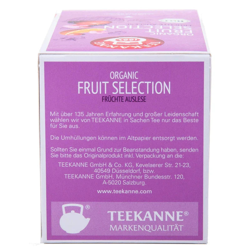 Tea Pot Organic Fruit Tea - Pack of 3 Fruit Selection (3 x 20 Bags, 180 g)