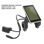 Electric Bike M5 LCD Display Waterproof Connector Panel Electric Scooter Display Panel Screen