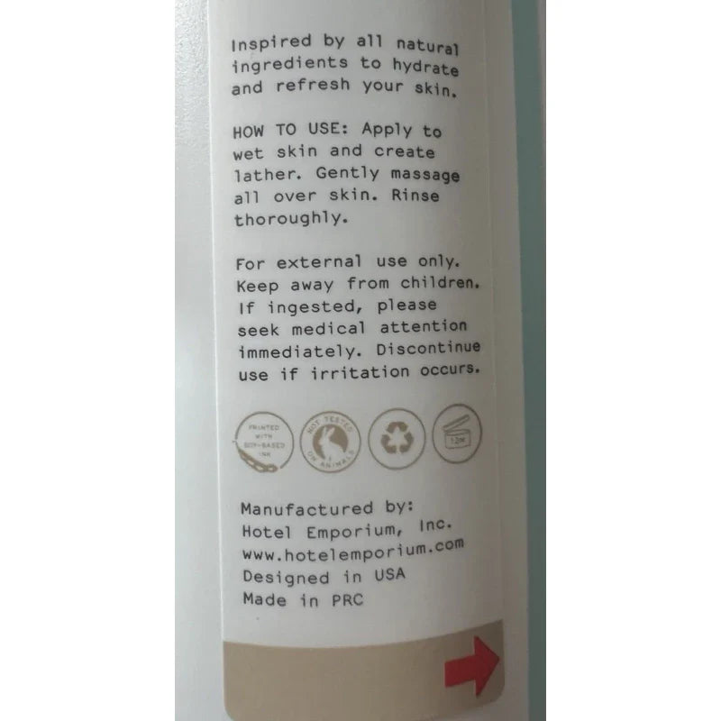 Terra Green 2 Bottles Terra Green HAND & BODY WASH Enriched With White Tea 12.8oz - Wyndham