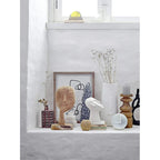 Bloomingville 82047448 Stoneware Vase 11.5 cm x 11.5 cm x 14 cm White