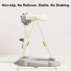 Baby Shower Stand & Bath Seat, Bath Shower Standing Support, Baby Hug Bath Tower for Standing Up Themselves, 6-18 Months Toddler Shower Stand Support, Suitable for Use in Bathtubs with Non-Slip Pad