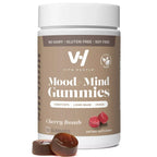 VitaHustle Mood + Mind Gummy Supplement with Chaga, Reishi Mushrooms, 50 Count