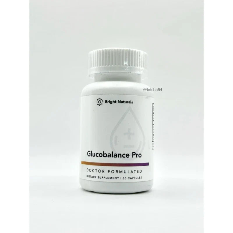 Bright Naturals Glucobalance Pro (60 Capsules) Supports Healthy Blood Sugar New