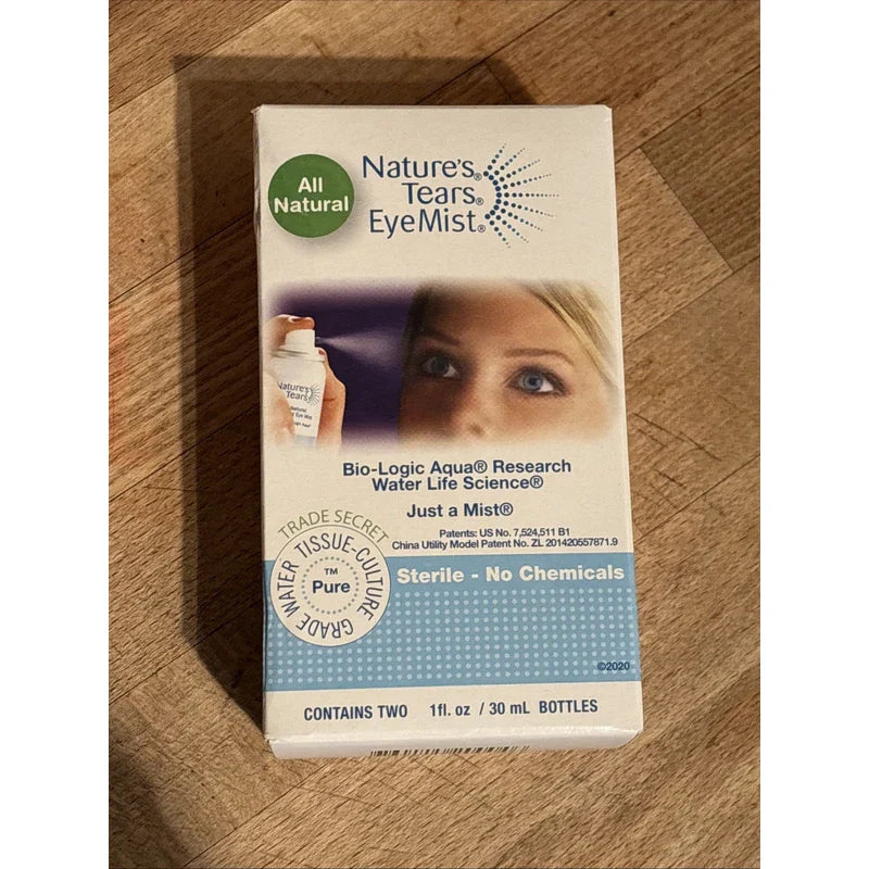 Natures Tears Eye Mist  Eyemist Spray Dry Eye Bio-Logic Aqua DISCONTINUED Sealed