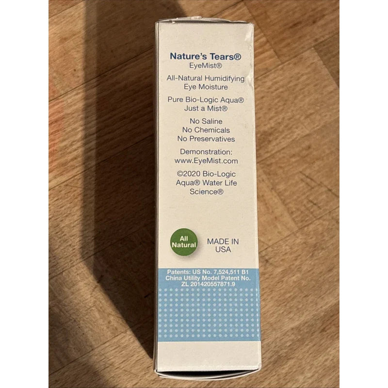 Natures Tears Eye Mist  Eyemist Spray Dry Eye Bio-Logic Aqua DISCONTINUED Sealed